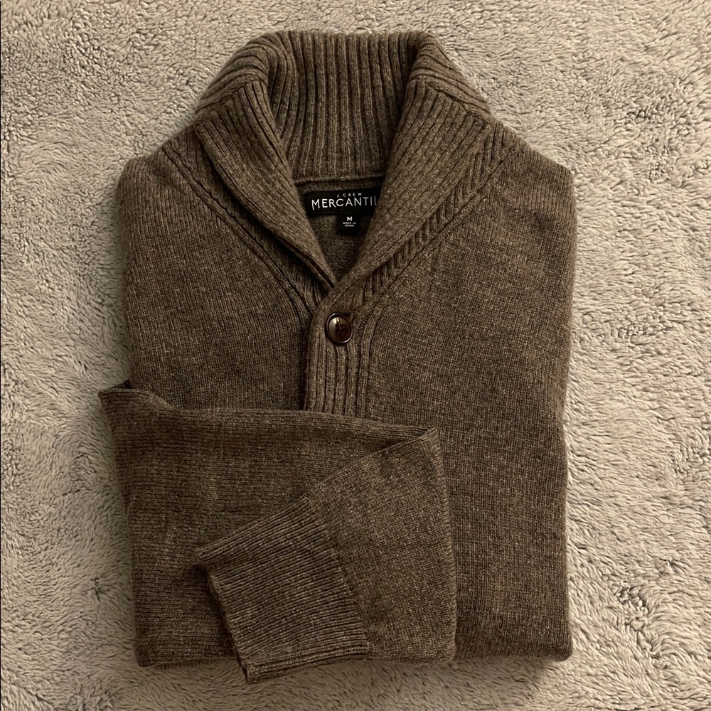 J Crew  Men's Brown Sweater  SZ M